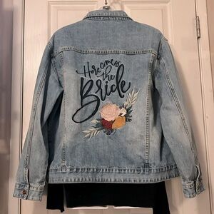 Embroidered Denim Jean Jacket